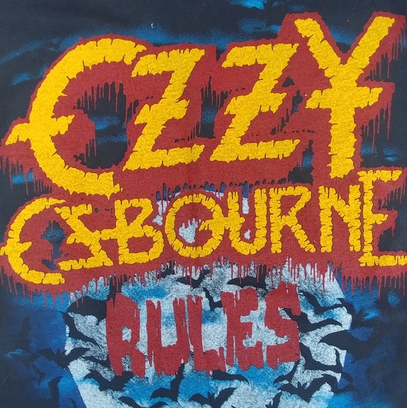 OZZY OSBOURNE NOS ORIGINAL SMALL SHIRT 1984CR - Picture 6 of 7